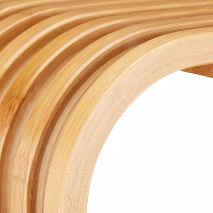 Relaxdays Bamboo Stool with Storage