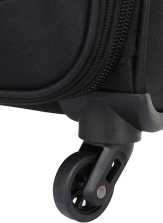 Набір валіз Beibye з тканини, ручний багаж 54см, з замком, червоний та чорний