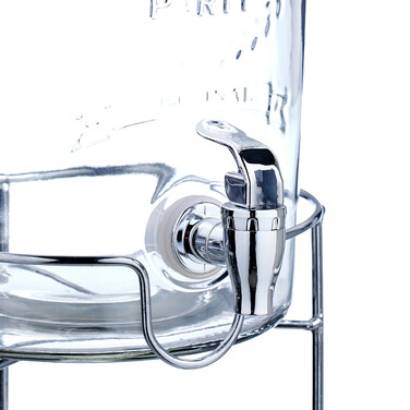 Relaxdays 5 L Drink Dispenser with Stand