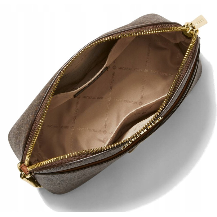 Сумка-кросбоді Michael Kors з екошкіри, коричнева