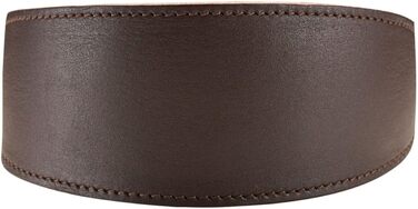 Нашийник для грейхаундів HUNTER SUPER SOFT, шкіряний, з підкладкою, розмір M (52), темно-коричневий