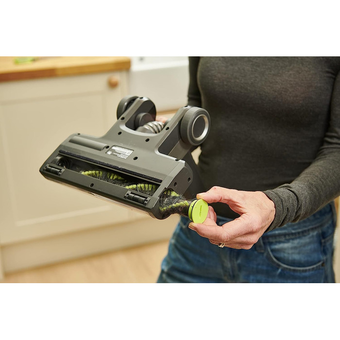 RYOBI акумуляторний пилосос 18V ONE+ безщітковий RSV18BL-0, 900 л/хв, 800 мл, без акумулятора та зарядного пристрою, зелений & антрацитовий