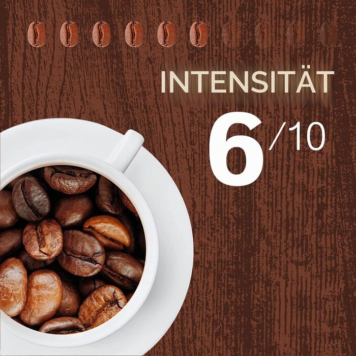 Кава в зернах Lavazza Crema e Gusto, суміш арабіки та робусти, темне обсмажування, інтенсивність 7/10, 1 кг