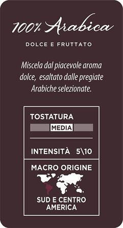 Кава в зернах Caffè Mauro Torrefazione 100% Арабіка, середній обсмаження, інтенсивність 5/10, Італія, 1 кг