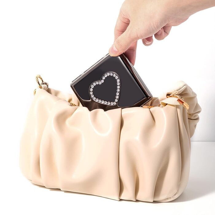 Металеве цигарковий футляр у формі серця Rosegold для 20 цигарок (83's 20pcs)