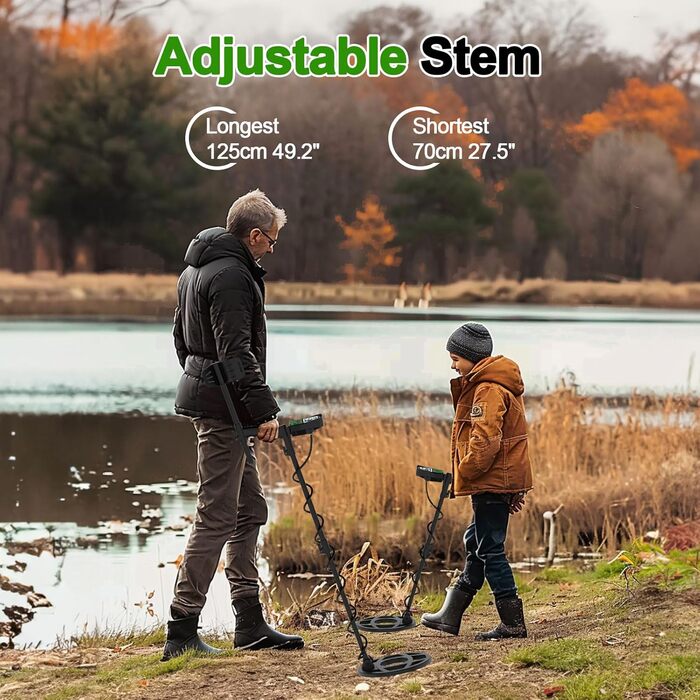 Металошукач OMMO Profi Set: 6 режимів, водонепроникний, LCD дисплей, висока чутливість, для дорослих та дітей