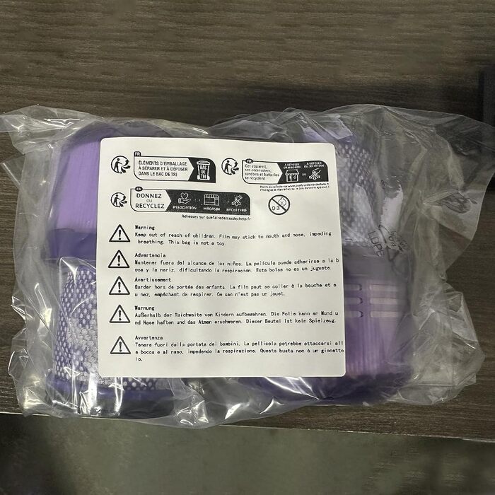 Набір фільтрів для пилососа Dyson V15 SV14 DV17 SV22 та V12 (4 шт.) — смінні HEPA-фільтри для акумуляторного пилососа