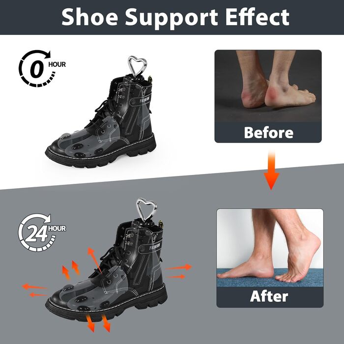 JJDPARTS Shoe Stretcher for Women, Men, Boot Stretcher for Women, Adjustable, Unisex, Wide Feet, Red (Gray (1 Pack of 43-47))