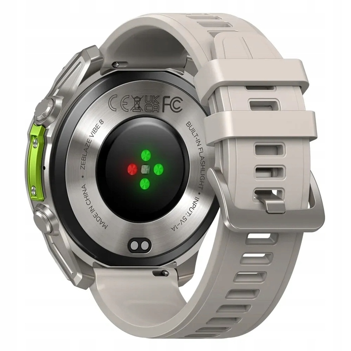 Смарт-годинник Zeblaze Vibe 8 (MIL-STD), сірий: AMOLED-дисплей, ліхтарик, вимірювання сатурації, до 60 днів автономності