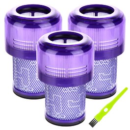 Фільтр HEPA для Dyson V12 Detect Slim Absolute Extra (3 шт) - Оригінальний змінний фільтр #971517-01