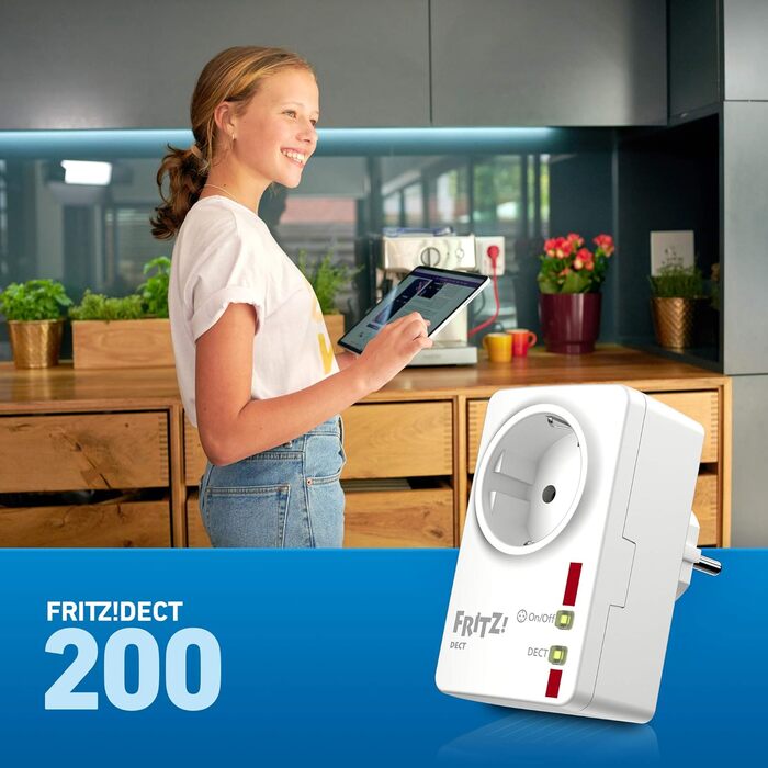 Розумна розетка FRITZ!DECT 200 для дому - керування та економія енергії