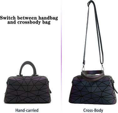 Геометричний гаманець жіночий світловідбиваючий, сумка через плече голографічна Geometrisches Portemonnaie (Cb-05)