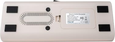Електричний точило для ножів Messerschärfer – 2-ступенева система шліфування, для кухонних та керамічних ножів, з кутозапобіжником, професійний