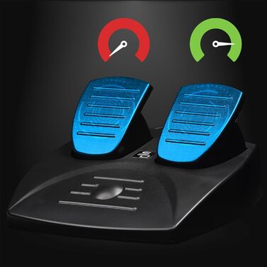 Руль SUBSONIC Superdrive Drive Pro з педалями, кермом, Paddles, вібрацією для Xbox Serie X/S, PS4, Xbox One, PC (програмований) (GS550)