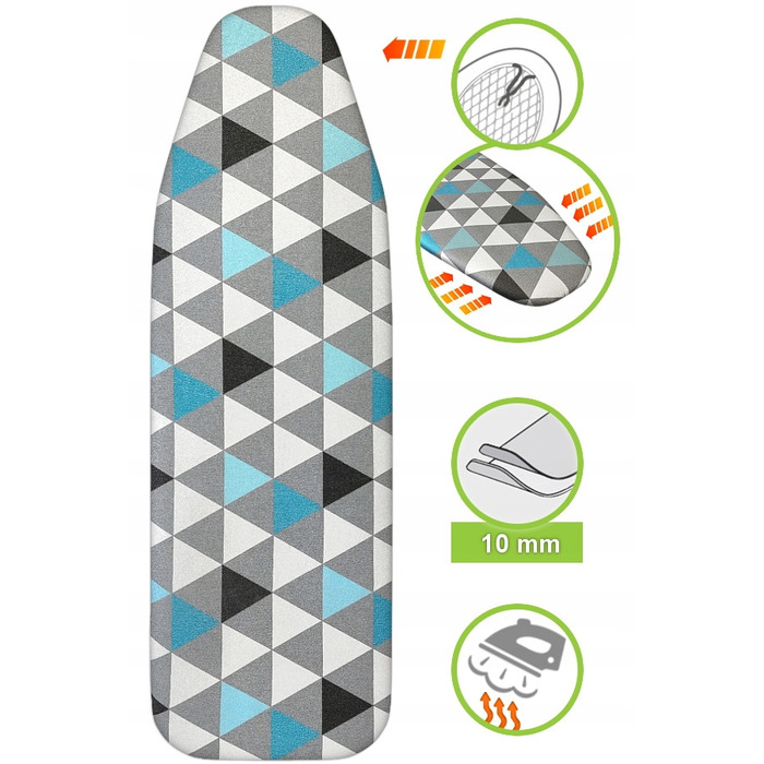 Прасувальна дошка стандартна з рукавом Millena, 130 см x 48 см