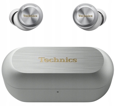 Бездротові вакуумні навушники Technics EAH-AZ100E-S з ANC, сріблясті