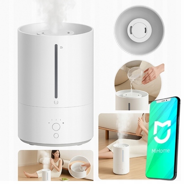 Ультразвуковий зволожувач повітря Xiaomi, 4.6 л, 350 мл/год, білий