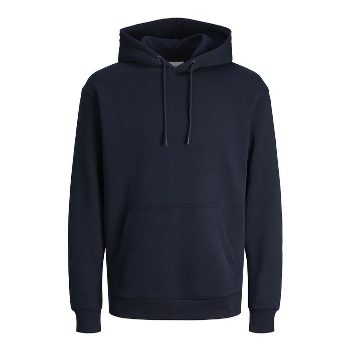 Чоловічий худі Jack & Jones однотонний з капюшоном, колір Navy Blazer