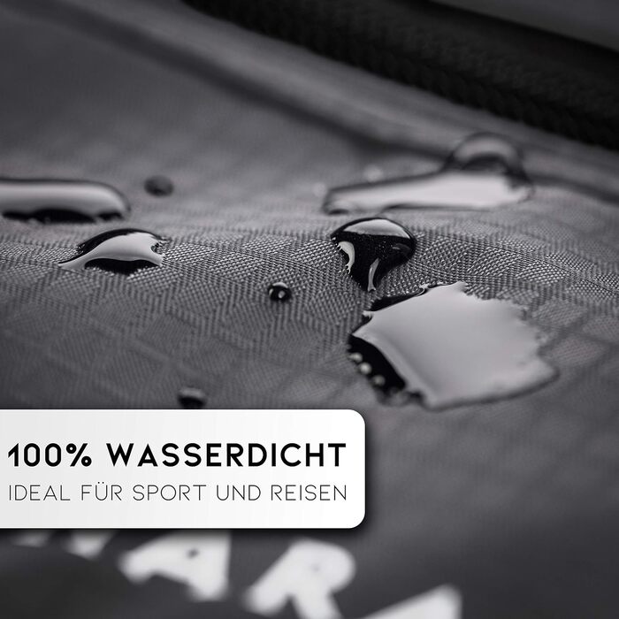 Чоловіча/жіноча поясна сумка на пояс з RFID захистом (водостійка) - поясний ремінь для безпеки в подорожах. Підходить для спорту, бігу та подорожей (сіра)