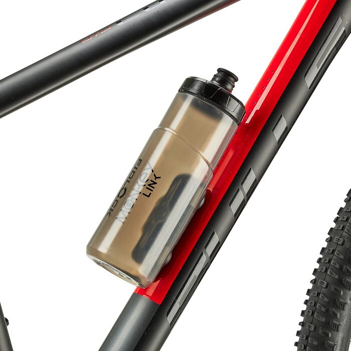 MonkeyLink MonkeyBottle Large Water Bottle 600 ml with Magnetic Mounts (1x Bottle, 1x BottleMount, 1x BikeMount)