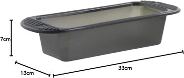 Mastrad Loaf Pan - Premium Silicone Bread Loaf Pan for Baking - Non-stick coated, temperature resistant and dishwasher safe