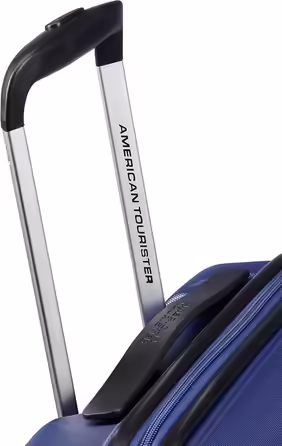 Валіза American Tourister Aero Racer Spinner 68, розширювана, 3.6 кг, 75.5 л, синя, 4 колеса