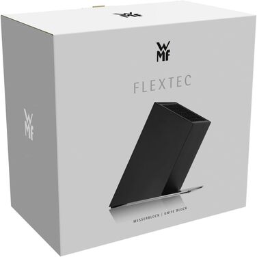 Набір для ножів WMF Flextec Cromargan, некомплектний, з нержавіючої сталі, срібний (Flextec чорний)