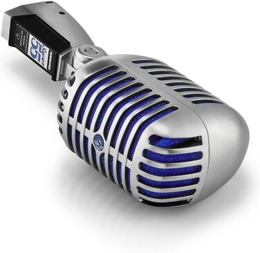 Мікрофон Shure Super 55 Deluxe - вінтажний динамічний суперкардіоїдний мікрофон, легендарний вигляд, класичний звук, міцний литий корпус