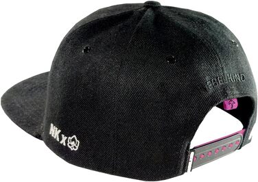 Кепка Nebelkind Snapback Steini Der Keller, універсальний розмір, регульована, чорно-рожева, для чоловіків та жінок