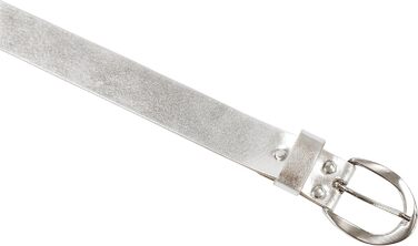 Жіночий шкіряний ремінь fashionchimp Basic (Німеччина), срібляста пряжка, ширина 2.8 см, розмір 95/BW80