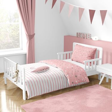 Комплект постільної білизни для дитячого ліжечка 100x135 см з 100% бавовни - Комплект для дітей та малюків 