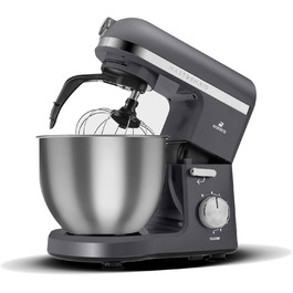 Кухонний комбайн Karaca Mastermaid Chef Pro 1500 Вт, 5 л, подвійний важіль, планетарний міксер, 6 швидкостей, глянцевий крем, насадки для замісу та збивання