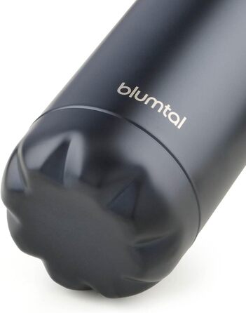 Фляга Blumtal з нержавіючої сталі - ізольована, без BPA, для холодних та теплих напоїв, 350 мл, блакитний колір