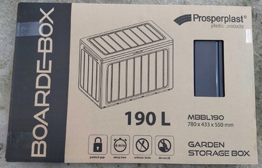 Садова скриня Prosperplast BoardeBox, 190 л, коричнева