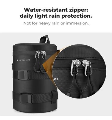 Чохол для об'єктива K&F Concept, водонепроникний, для DSLR/SLR, до 9x18 см