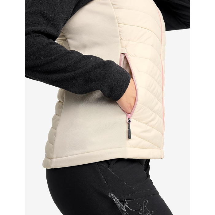 RevolutionRace Radical Insulate Vest для жінок: Легка ізольована жилетка для щоденного використання та активного відпочинку, XXL, Oatmeal