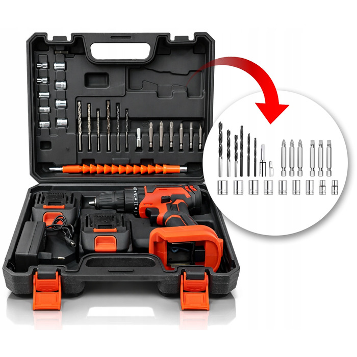 Акумуляторний шурупокрут Notig Tools 20 V N4343