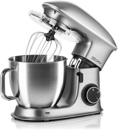 Кухонна машина ZEEGMA Planeet Chef: потужний міксер з чашею 6.5 л, 2200W, 7 швидкостей, для тіста та інших продуктів