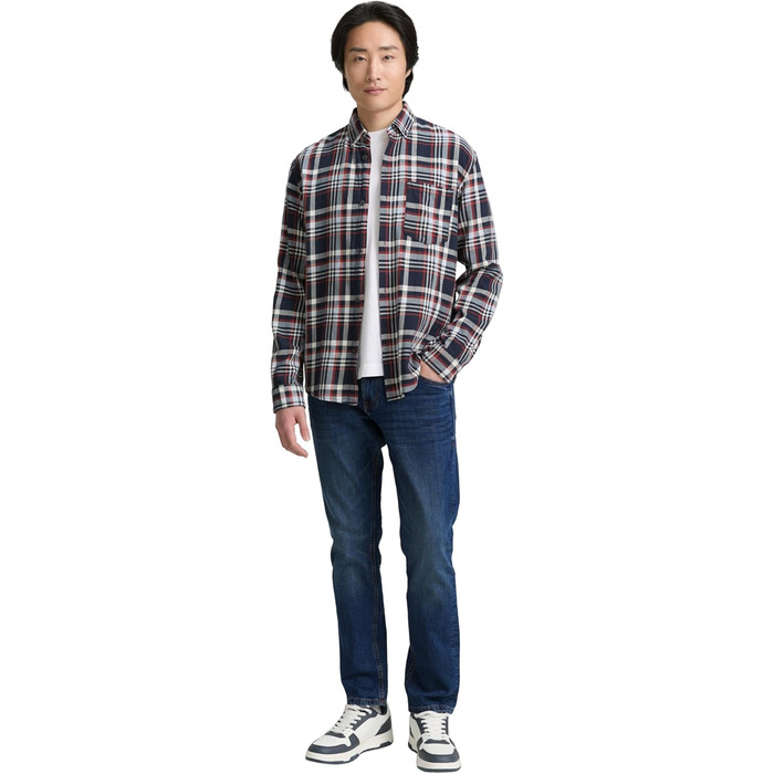 Джинси чоловічі TOM TAILOR TTJOSH Regular Slim з еластаном, Mid Stone Wash, 32W/32L