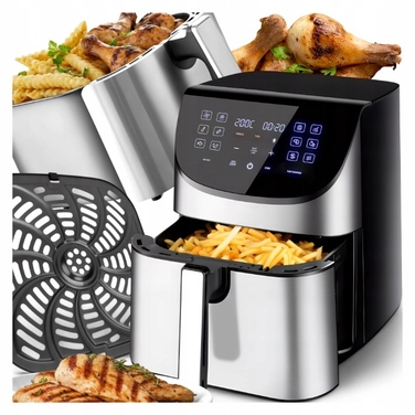 Аерофритюрниця Air Fryer 8L XXL: безмасляна фритюрниця з 12 програмами