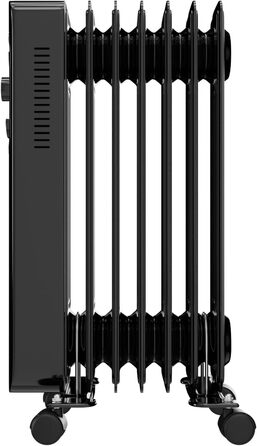 Масляний радіатор Tronitechnik® TT-OR 311: 1500 Вт, 3 режими, термостат, захист від перегріву, чорний