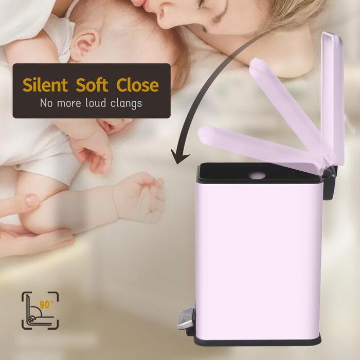 Відро для сміття кухонне 30 літрів з кришкою, педальним механізмом, зелене, для кухні, ванної кімнати та офісу