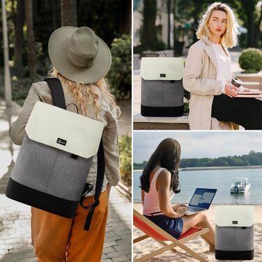 LOVEVOOK Рюкзак для підліток, дівчаток: водонепроникний, з відділенням для ноутбука 15.6