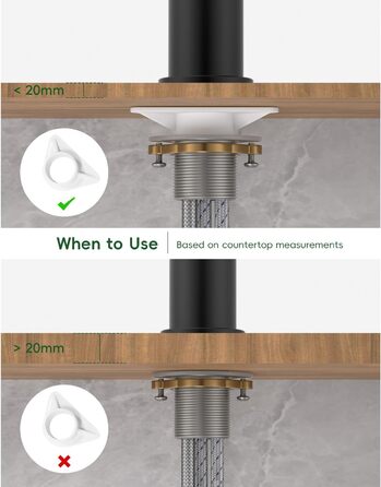 Кран кухонний APPASO 3-х ходовий чорний, 3 в 1 з фільтром, 360° поворотний, 2 ручки, нержавіюча сталь, низький тиск