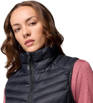 Жіночий жилет Columbia Powder Pass 3 Hybrid - тепла пуховка, чорний (XS)