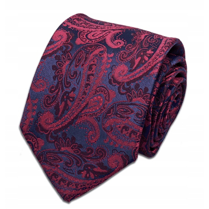 Широка червона краватка Elegance