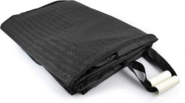 Автокрісло для собак Todeco: великі та середні породи, миється, знімається, з ременями безпеки та кишенями, чорне