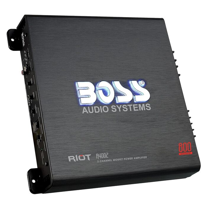 Сабвуфер BOSS Audio Systems R4002, 800 Вт, 2-канальний, чорний