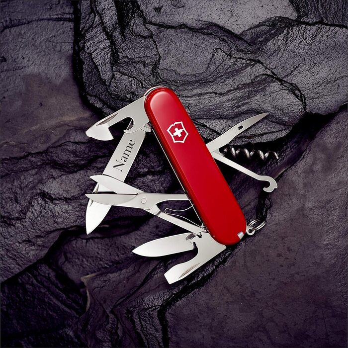 Мультитул Victorinox Mountaineer 1.3743 з 18 функціями, червоний, нержавіюча сталь/ABS Cellidor