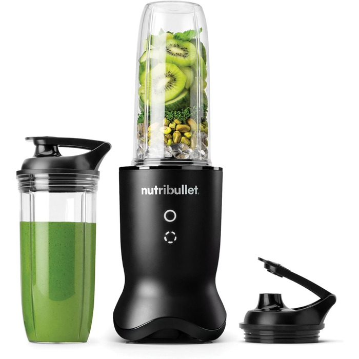 Nutribullet Ultra NB1206MB: Електричний блендер для смузі з Tritan-контейнером, 1200W, сірий